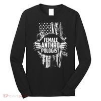 Anthropologist Power Flag Anthropology Student Long Sleeve Shirt thumb 0