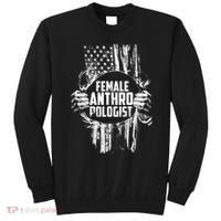 Anthropologist Power Flag Anthropology Student Sweatshirt thumb 0