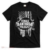 Anthropologist Power Flag Anthropology Student T-Shirt thumb 0