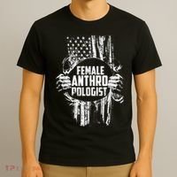 Anthropologist Power Flag Anthropology Student T-Shirt thumb 3