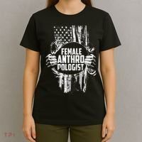 Anthropologist Power Flag Anthropology Student T-Shirt thumb 4