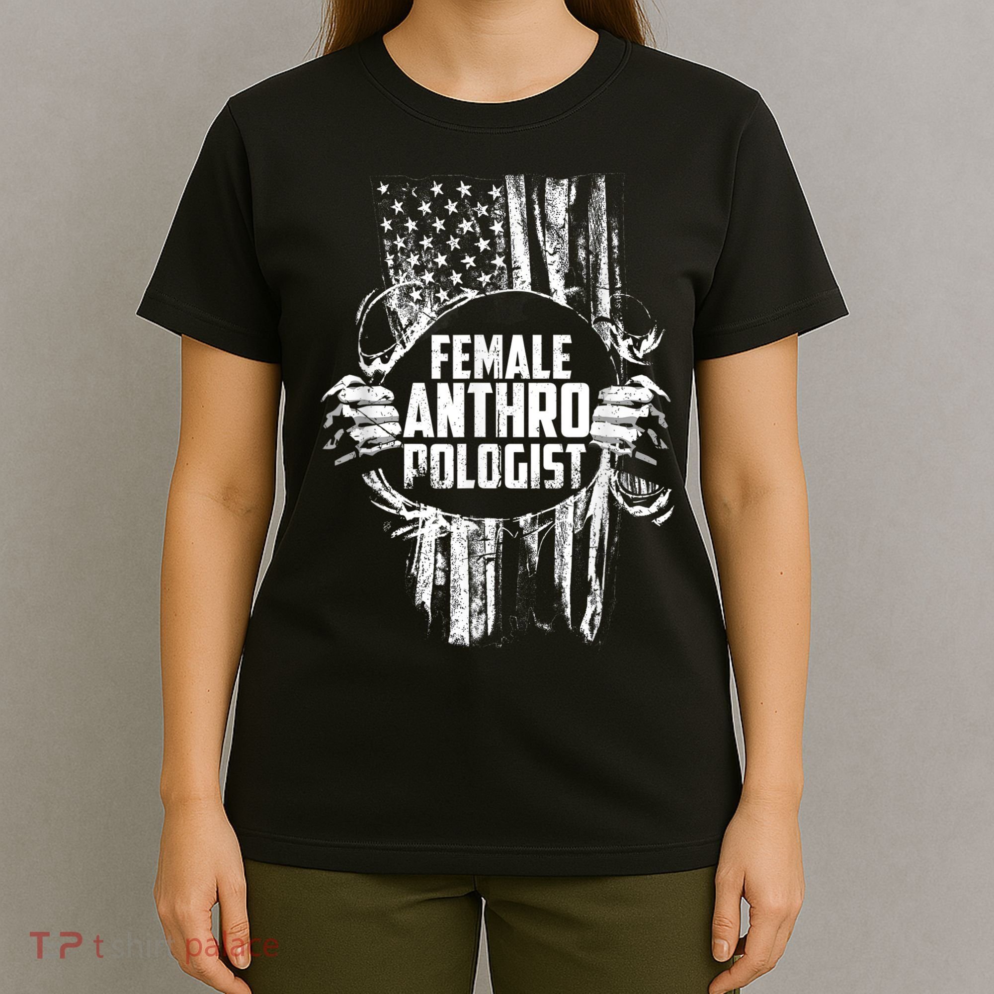 Anthropologist Power Flag Anthropology Student T-Shirt
