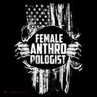 Anthropologist Power Flag Anthropology Student Button thumb 1