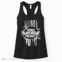 Anthropologist Power Flag Anthropology Student Women's Tank Top thumb 0