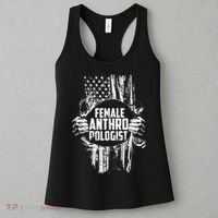Anthropologist Power Flag Anthropology Student Women's Tank Top thumb 3