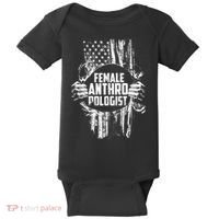 Anthropologist Power Flag Anthropology Student Baby Bodysuit thumb 0