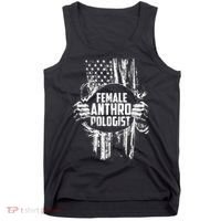 Anthropologist Power Flag Anthropology Student Tank Top thumb 0
