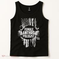 Anthropologist Power Flag Anthropology Student Tank Top thumb 2