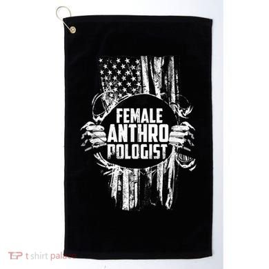 Anthropologist Power Flag Anthropology Student Golf Towel