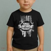 Anthropologist Power Flag Anthropology Student Toddler T-Shirt thumb 2