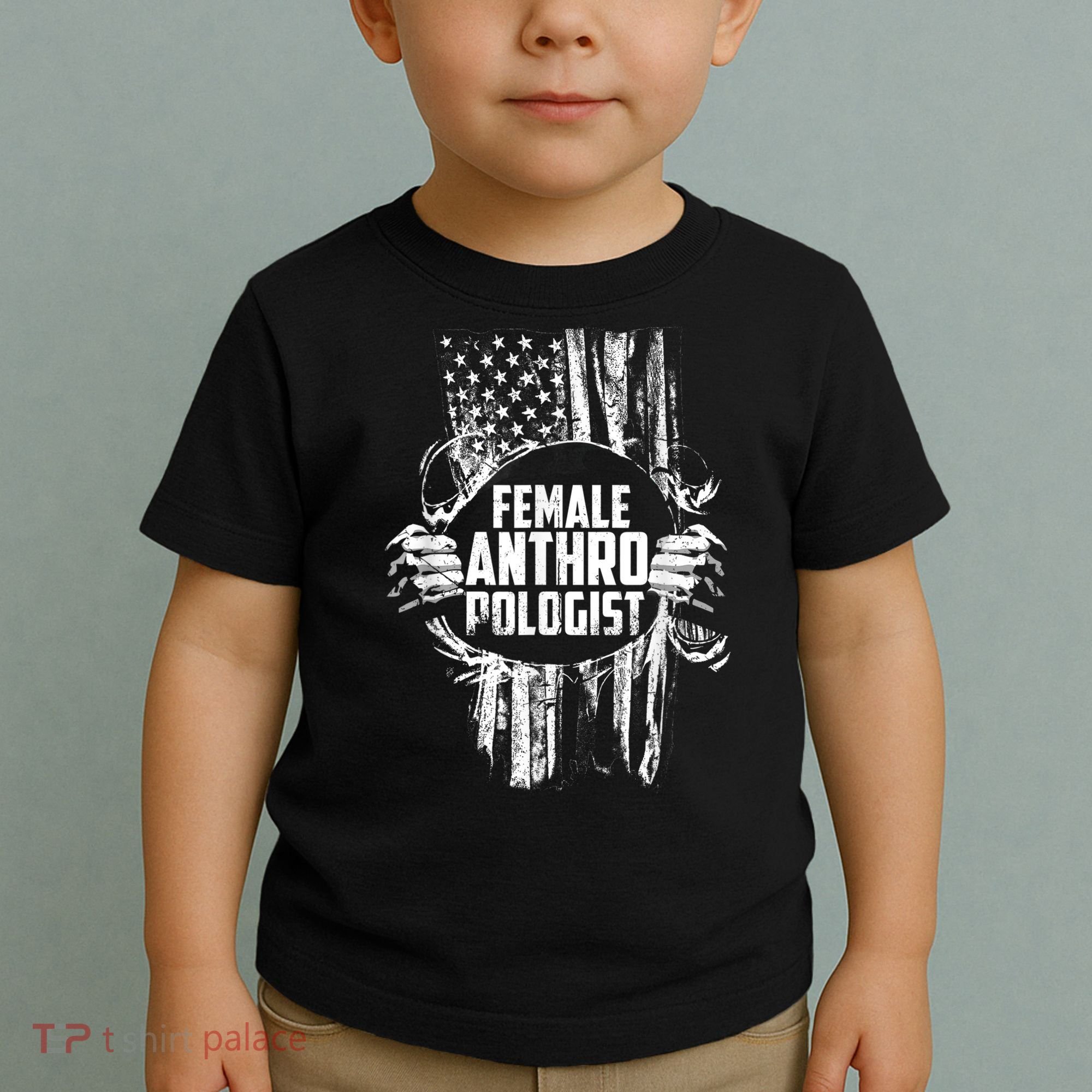 Anthropologist Power Flag Anthropology Student Toddler T-Shirt