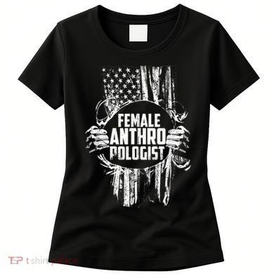 Anthropologist Power Flag Anthropology Student Women's T-Shirt