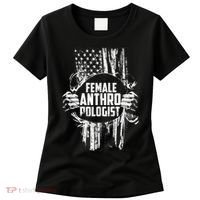 Anthropologist Power Flag Anthropology Student Women's T-Shirt thumb 0