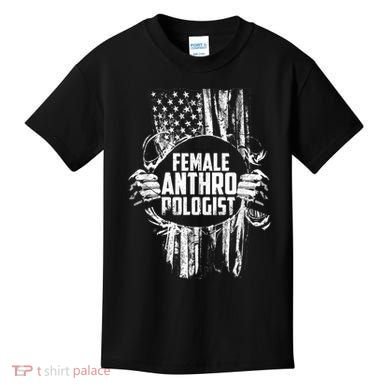 Anthropologist Power Flag Anthropology Student Kids T-Shirt