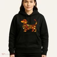 Autumn Pumpkin Fall Dachshund Thanksgiving Hoodie thumb 5