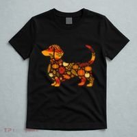 Autumn Pumpkin Fall Dachshund Thanksgiving T-Shirt thumb 5