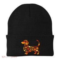 Autumn Pumpkin Fall Dachshund Thanksgiving Beanie thumb 0