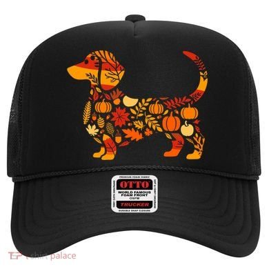 Autumn Pumpkin Fall Dachshund Thanksgiving Hat