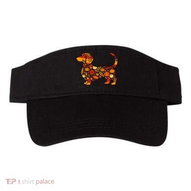 Autumn Pumpkin Fall Dachshund Thanksgiving Visor