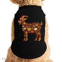 Autumn Pumpkin Fall Goat Thanksgiving Doggie Tank thumb 0