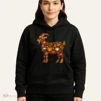 Autumn Pumpkin Fall Goat Thanksgiving Hoodie thumb 5
