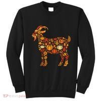 Autumn Pumpkin Fall Goat Thanksgiving Sweatshirt thumb 0