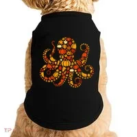 Autumn Pumpkin Fall Octopus Thanksgiving Doggie Tank thumb 0