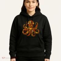 Autumn Pumpkin Fall Octopus Thanksgiving Hoodie thumb 5