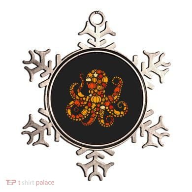 Autumn Pumpkin Fall Octopus Thanksgiving Ornament