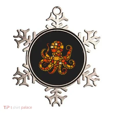 Autumn Pumpkin Fall Octopus Thanksgiving Ornament