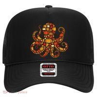 Autumn Pumpkin Fall Octopus Thanksgiving Hat thumb 0
