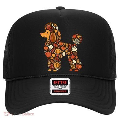 Autumn Pumpkin Fall Poodle Thanksgiving Dog Hat