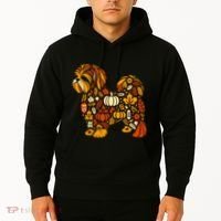 Autumn Pumpkin Fall Shih Tzu Thanksgiving Hoodie thumb 2
