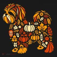 Autumn Pumpkin Fall Shih Tzu Thanksgiving Hoodie thumb 7