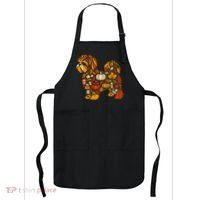 Autumn Pumpkin Fall Shih Tzu Thanksgiving Apron thumb 0