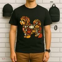 Autumn Pumpkin Fall Shih Tzu Thanksgiving T-Shirt thumb 6