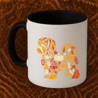 Autumn Pumpkin Fall Shih Tzu Thanksgiving Coffee Mug thumb 2