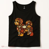 Autumn Pumpkin Fall Shih Tzu Thanksgiving Tank Top thumb 2