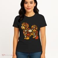 Autumn Pumpkin Fall Shih Tzu Thanksgiving Women's T-Shirt thumb 4