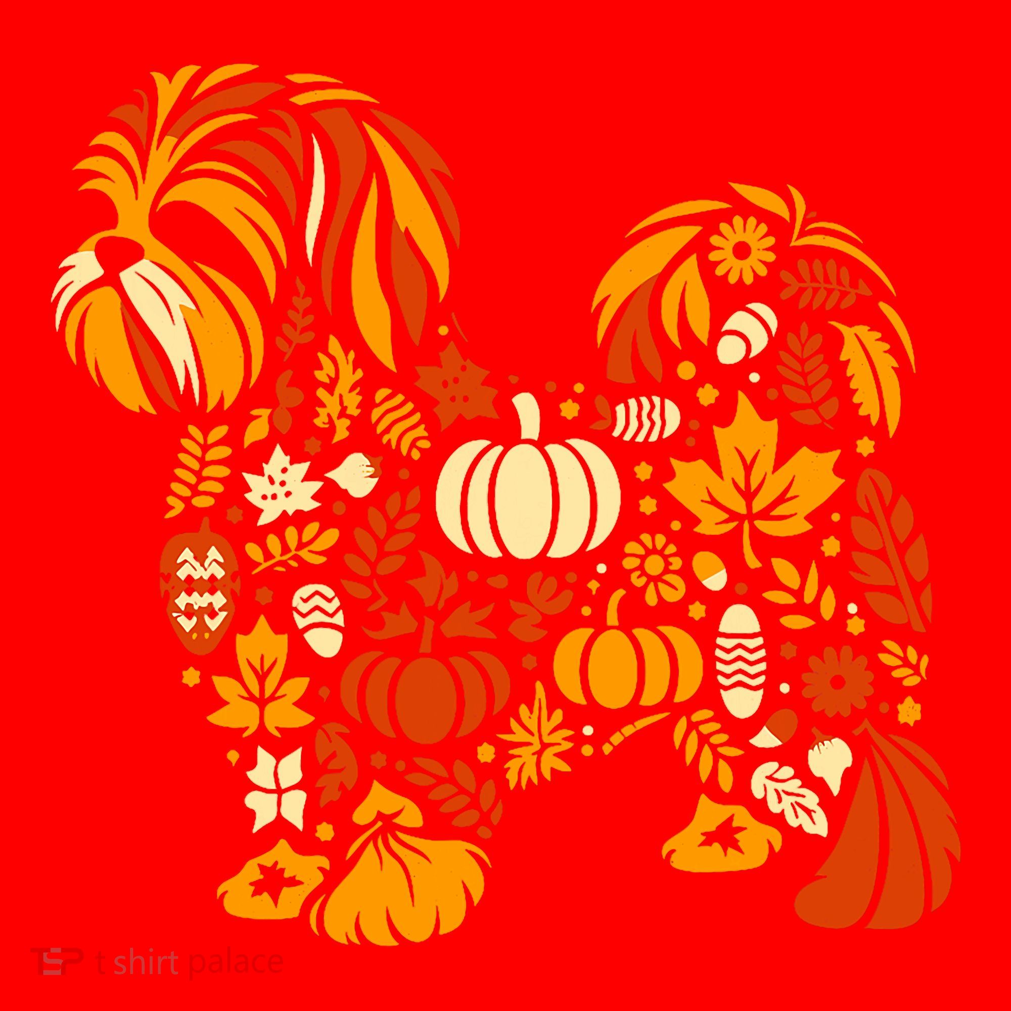 Autumn Pumpkin Fall Shih Tzu Thanksgiving Santa Hat