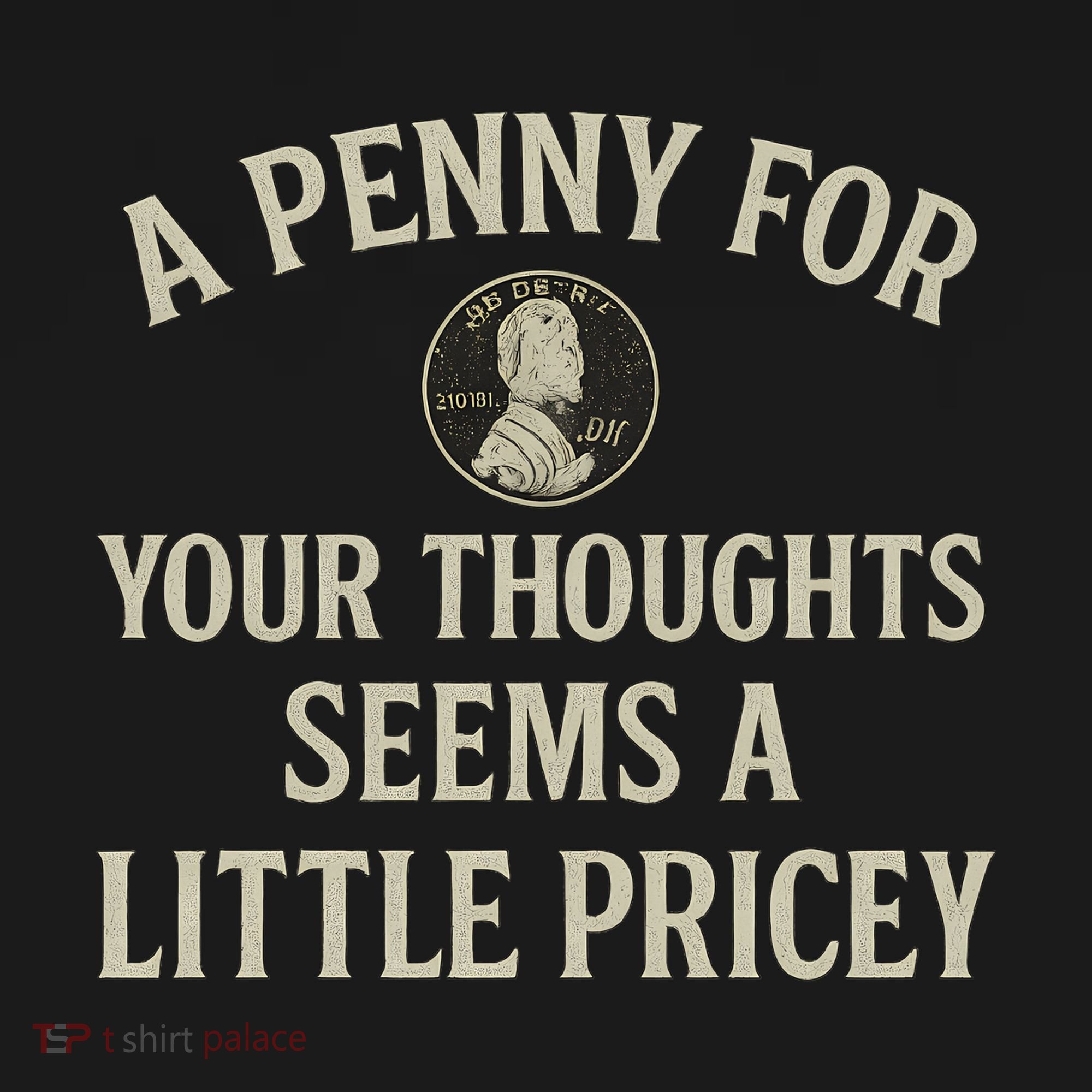 A Penny for Your Thoughts Button