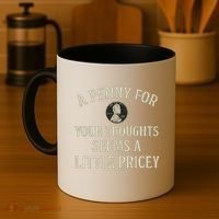 A Penny for Your Thoughts Coffee Mug thumb 4