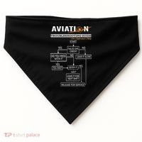 Airplane Pilot Funny Pilot Troubleshooting Guide USA-Made Doggie Bandana thumb 0