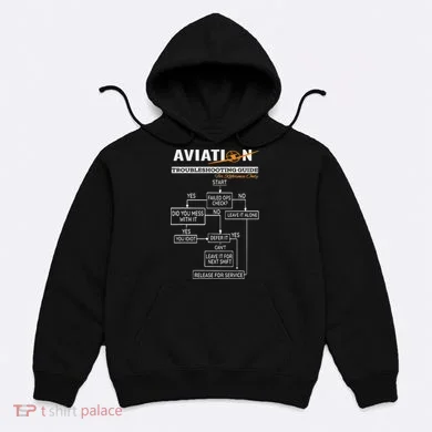 Airplane Pilot Funny Pilot Troubleshooting Guide Hoodie