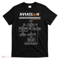 Airplane Pilot Funny Pilot Troubleshooting Guide T-Shirt thumb 0