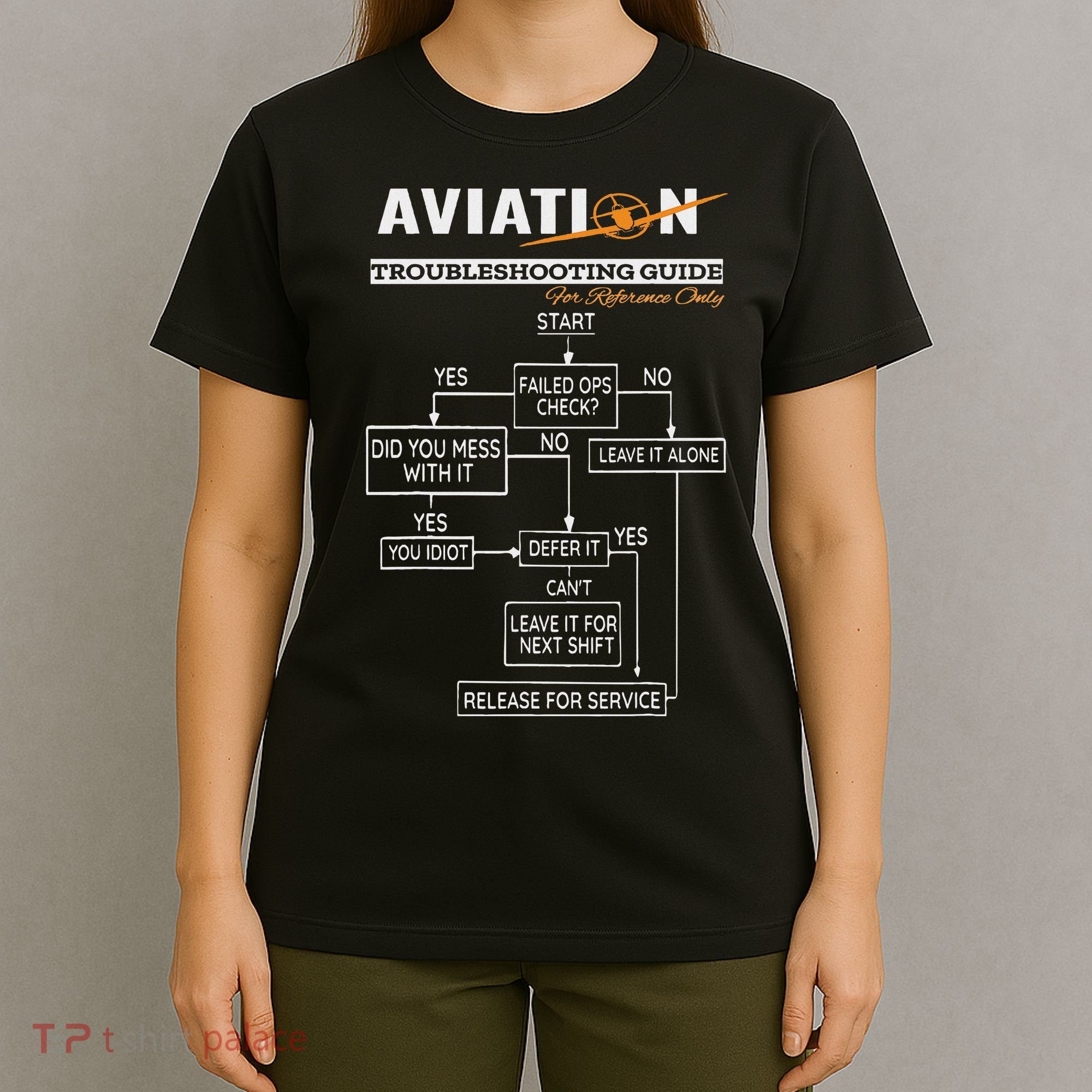Airplane Pilot Funny Pilot Troubleshooting Guide T-Shirt