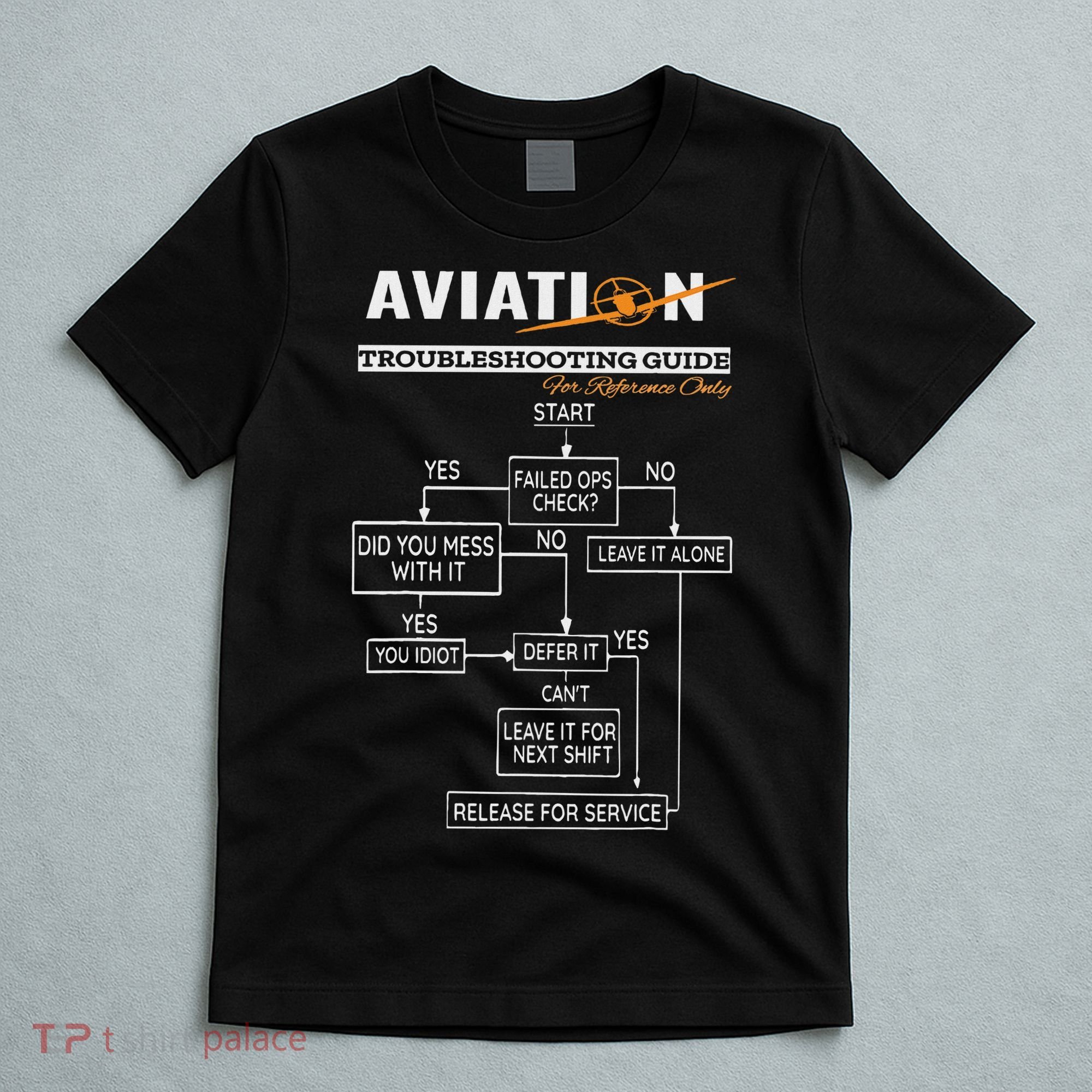 Airplane Pilot Funny Pilot Troubleshooting Guide T-Shirt