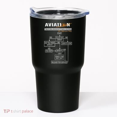 Airplane Pilot Funny Pilot Troubleshooting Guide Tumbler