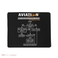 Airplane Pilot Funny Pilot Troubleshooting Guide Mousepad thumb 0