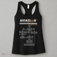 Airplane Pilot Funny Pilot Troubleshooting Guide Women's Tank Top thumb 3